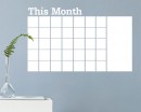 Write & Wipe - Monthly Chalkboard